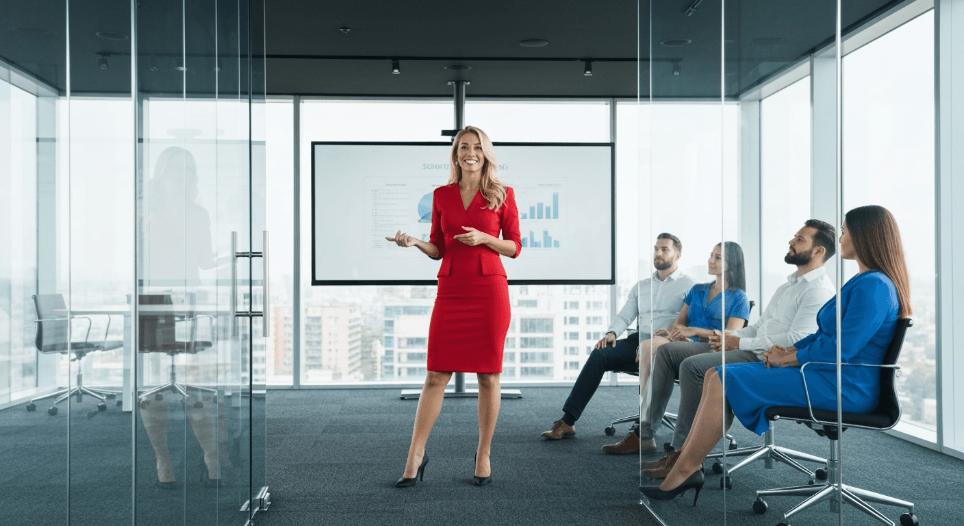 Executive business strategy presentation